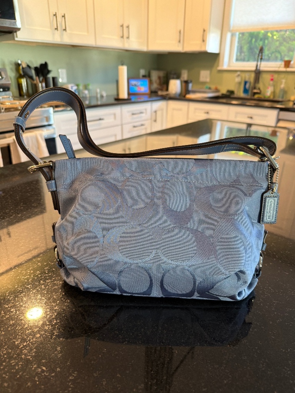 Jacquard Coach Bag